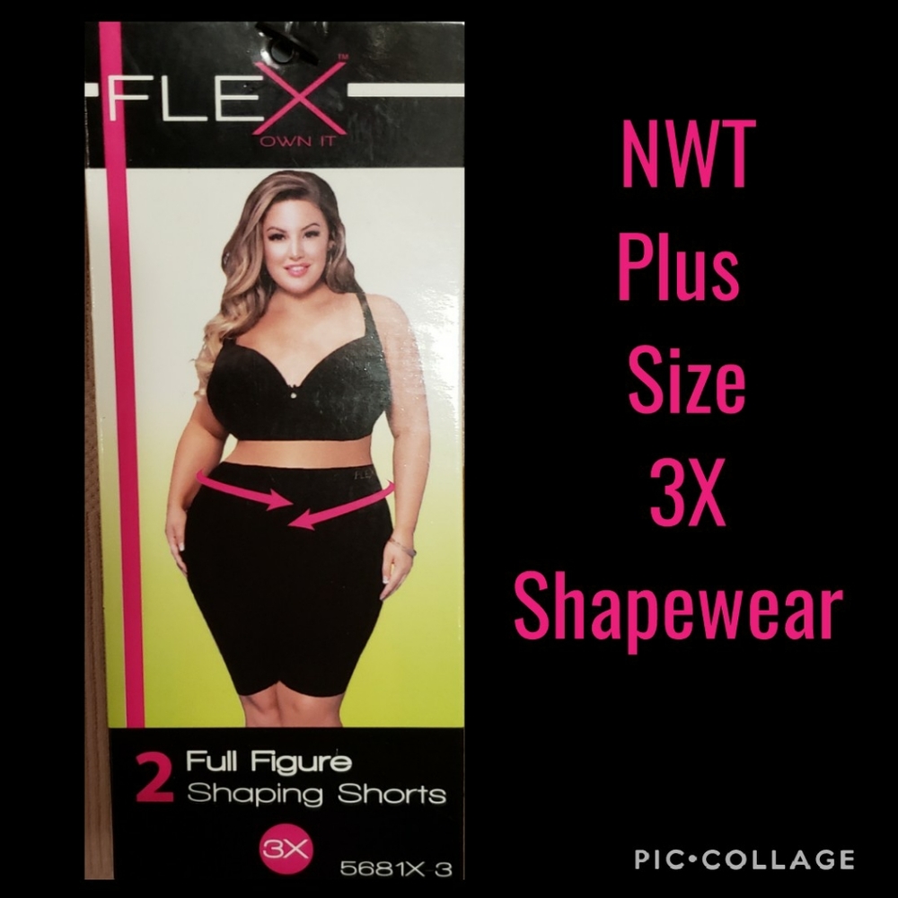 NWT Flex Own It Shapewear Shorts Plus Size 3X